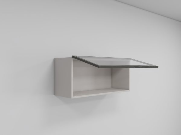 ตู้แขวนบานเปิดขึ้น (บานกระจก) SF80G